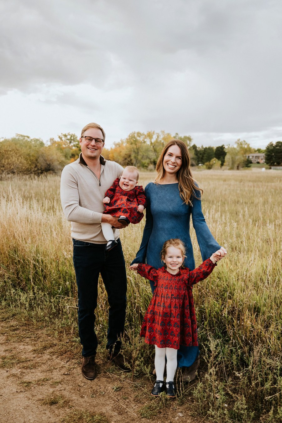 Maddy Ryerson with her husband Tony and their two daughters
